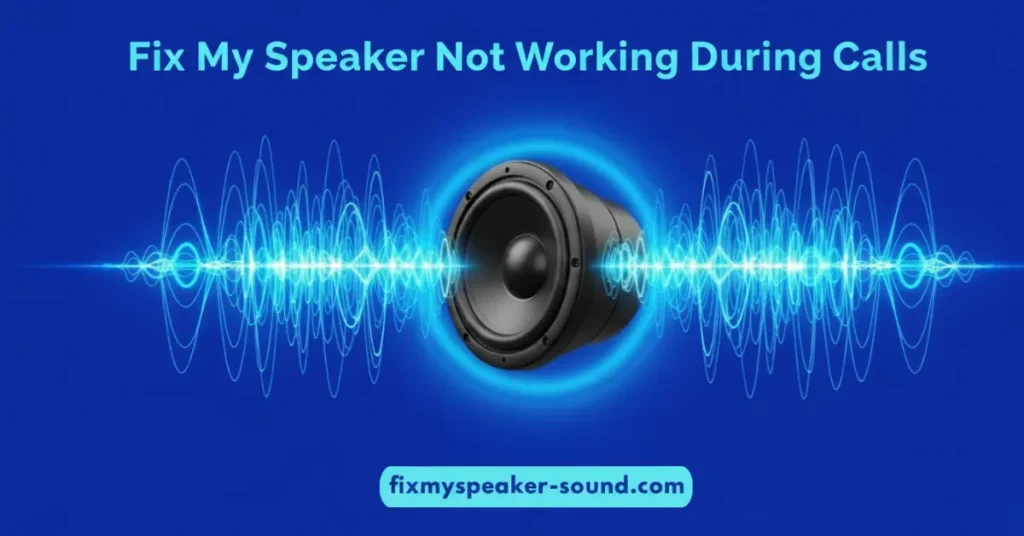 Fix My Speaker Not Working During Calls