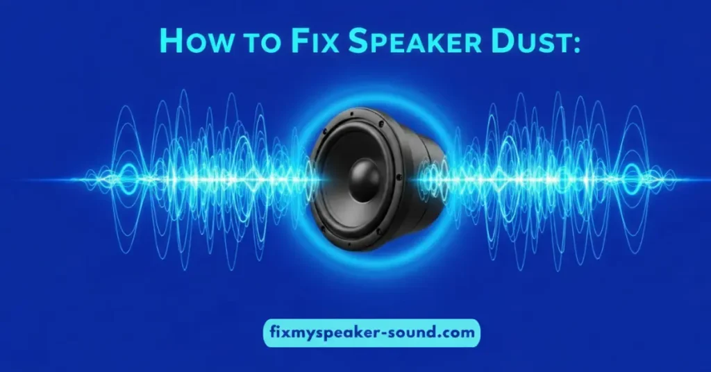 How to Fix Speaker Dust