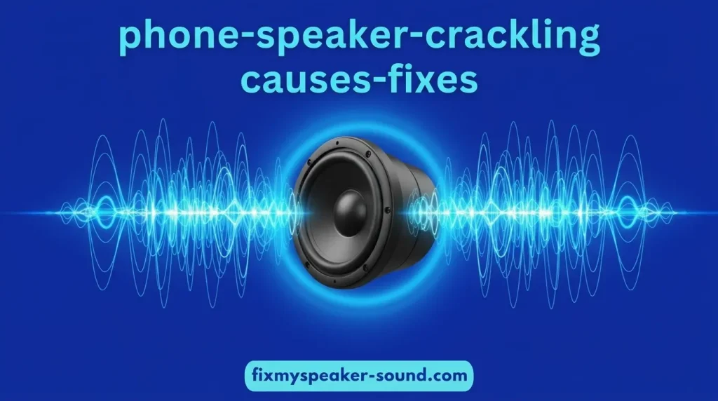 phone speaker crackling causes fixes